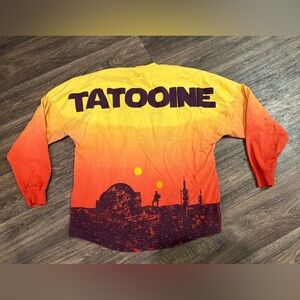 Disney Parks Star Wars
Tatooine Spirit Jersey 
Sunset Yellow Orange